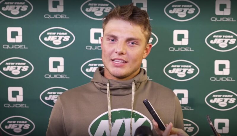 Zach Wilson Flops on Field; Does Worse in Post-Game Presser Following Jets Ugly 10-3 Loss