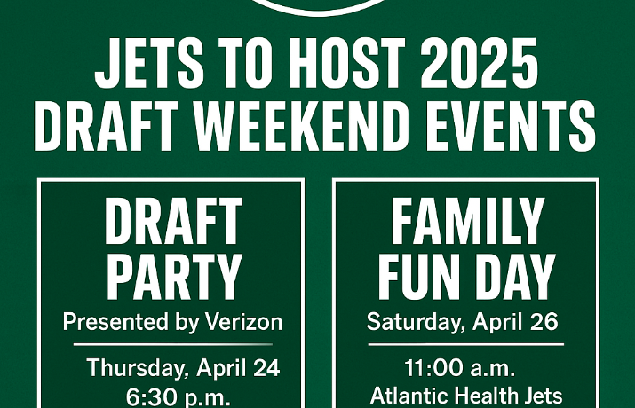 Jets Draft Party – Weekend Events at MetLife & Training Center