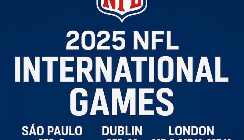 NFL Announces Schedule for 2025 International Games