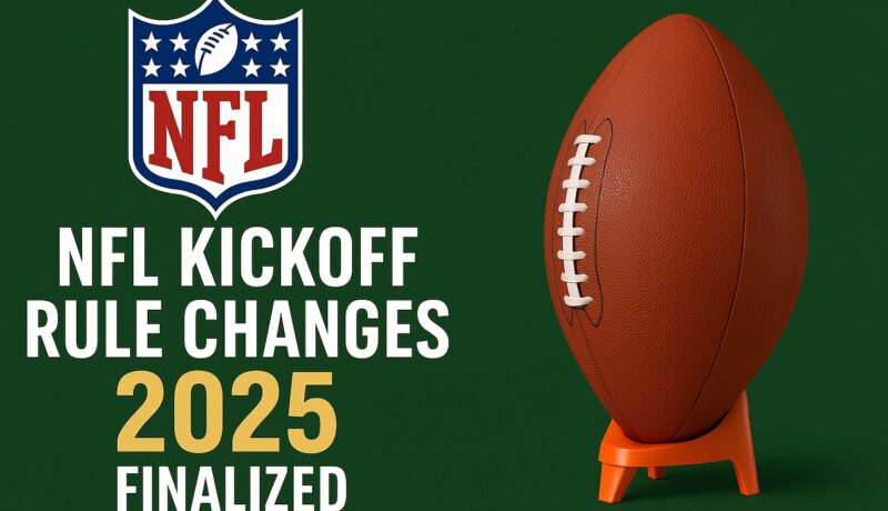 NFL Kickoff Rule Changes 2025 Finalized at Spring League Meeting