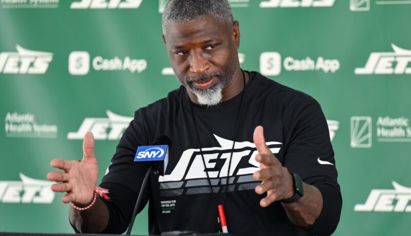 Aaron Glenn mum on Status of Guard John Simpson