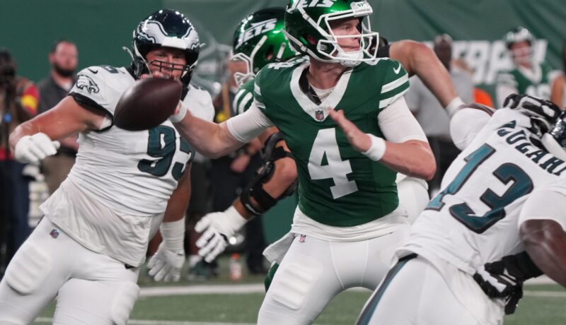 Jets Elevate QB Brady Cook, Safety Dean Clark