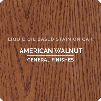 american walnut on oak