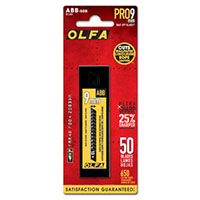 OLFA ULTRA SHARP BLACK SNAP-OFF REPLACEMENT BLADES