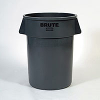 FG264360GRAY BRUTE CONTAINER VENTED 44G/167L GRY