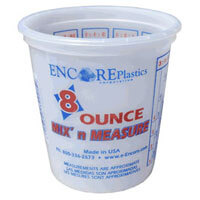 8 OZ CLEAR MIX’NMEASURE CONTAINER