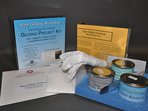 GP00SP -Gilding Project Kit – Genuine Silver Leaf with Gray Primer