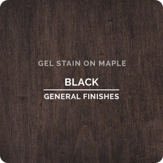 black on maple