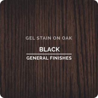 black on oak