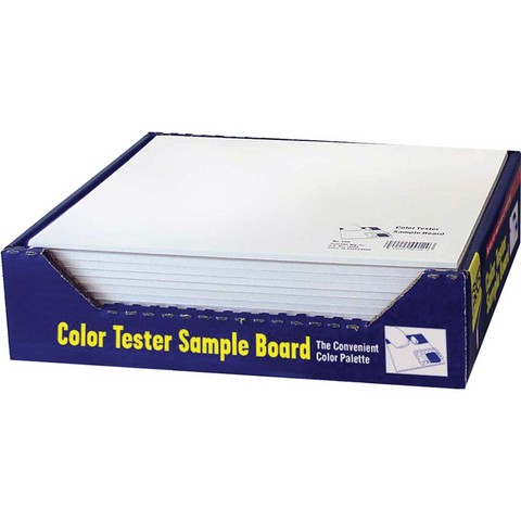 COLOR TESTER SAMPLE BOARD 120 8″ X 11″