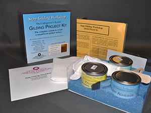 GP23PA -Gilding Project Kit – Genuine Gold Leaf with Yellow Primer