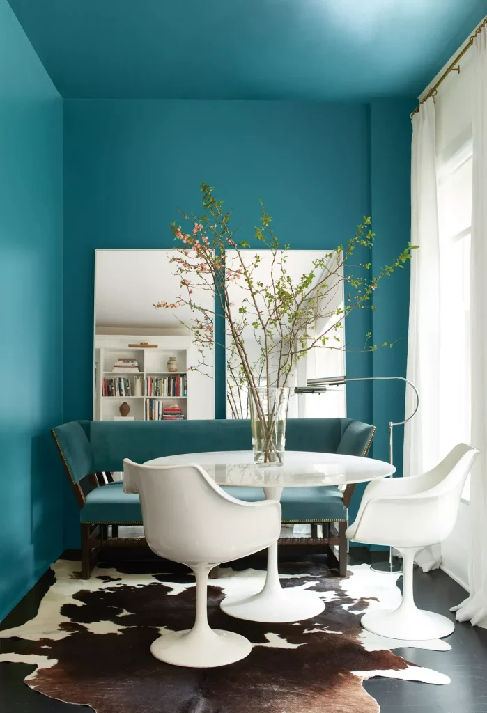 Walls, Ceiling, Trim North Sea Green 2053-30 Regal Select Satin-Pearl