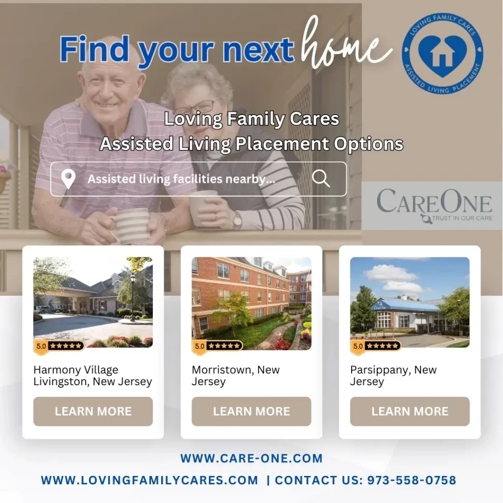 Care One Livingston Morristown Parsippany NJ