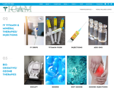 New Website for The Institute For Complementary & Alternative Medicine